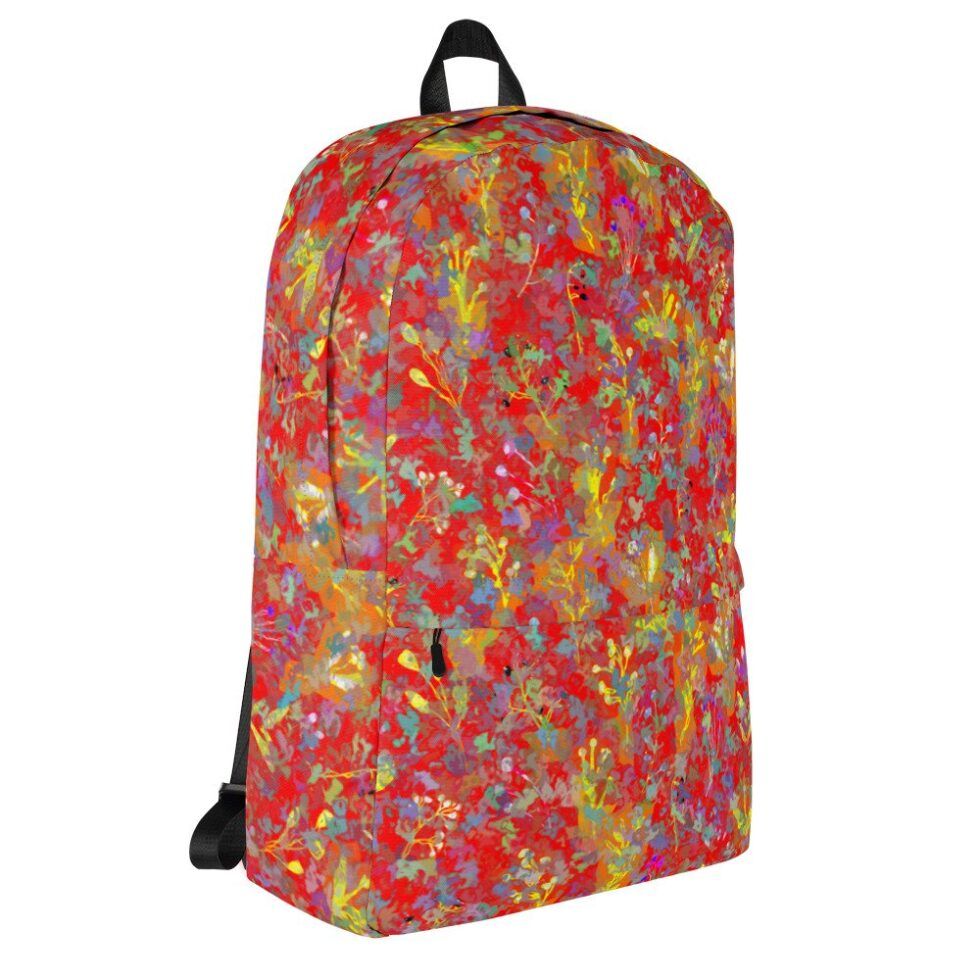 Mugursoma ar krāsainu apdruku "Bella"