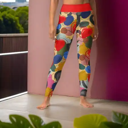 Krāsaini sporta legingi "Forte" XS - XL
