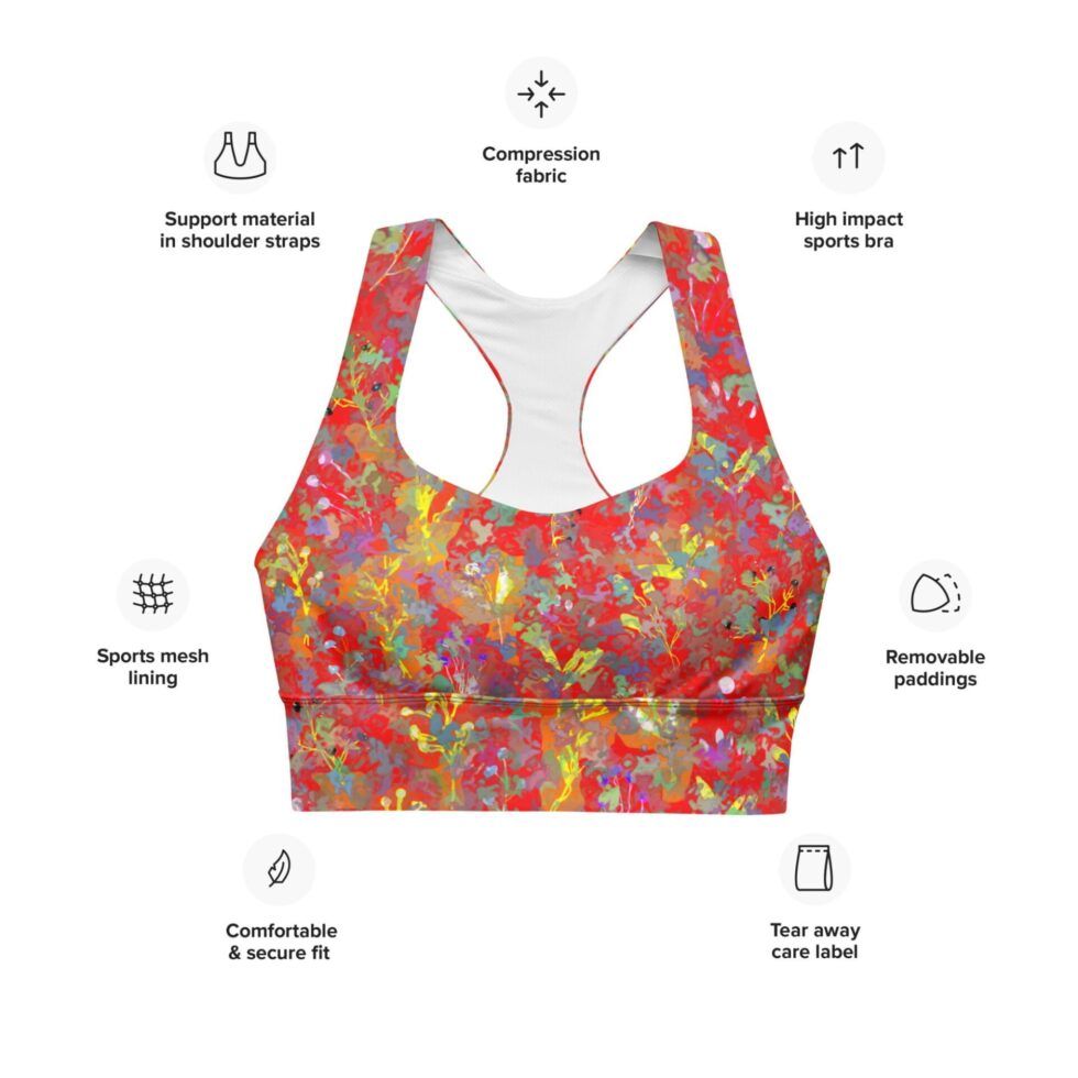 Sieviešu sporta krūšturis "Bella"