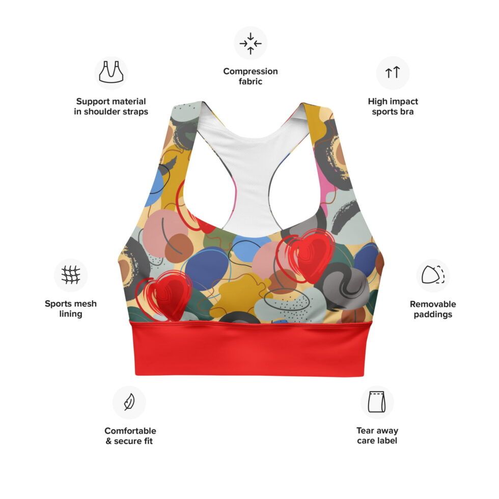 Sieviešu sporta krūšturis "Forte"