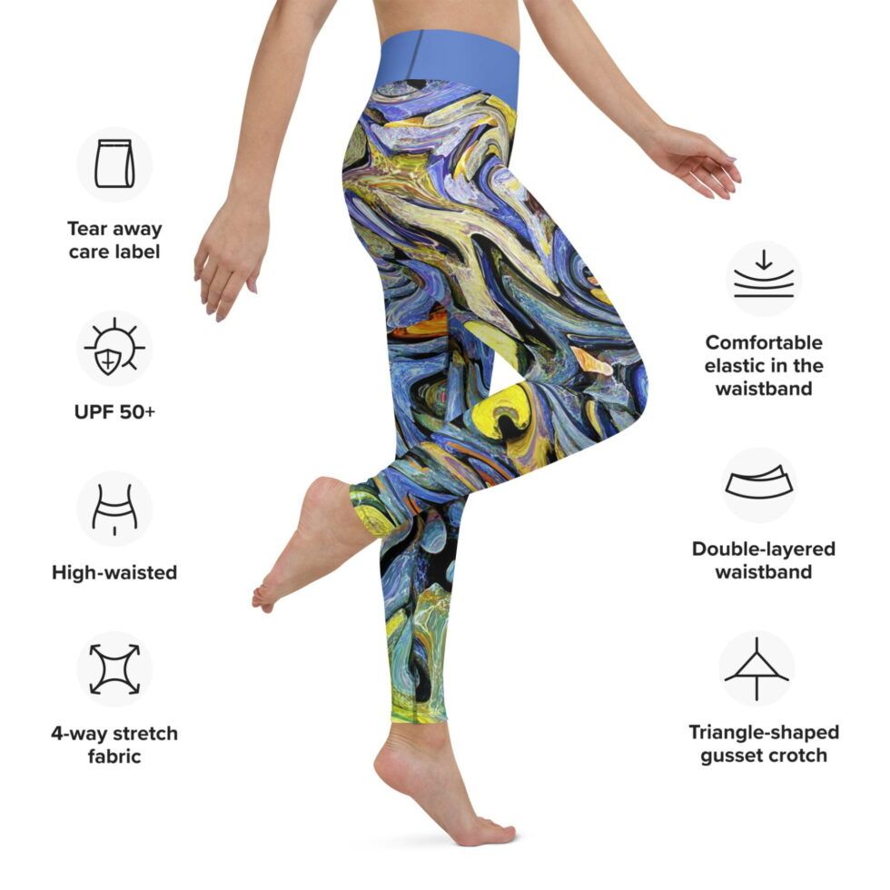 Sporta legingi ar apdruku "Alexa"