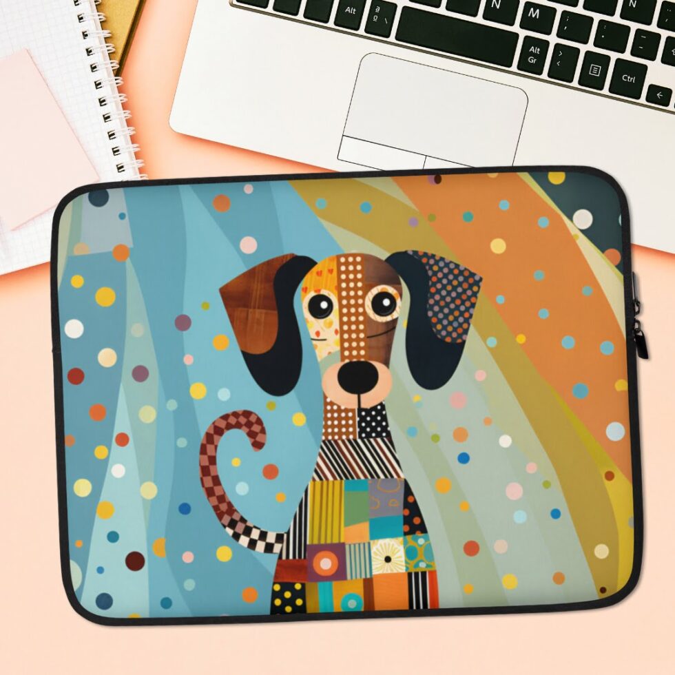 Portatīvais dators ir viena no vērtīgākajām un svarīgākajām ierīcēm, taču bez papildus aizsardzības tā ir arī viena no neaizsargātākajām un trauslākajām ierīcēm. Arī jaunākajiem datoru lietotājiem mēdz gadīties ķibeles, tāpēc palīdzi bērnam to nosargāt! Šis amizantais sunēns Dango vienmēr būs sardzē un priecēs ar savu klātbūtni! Neatkarīgi no tā, vai ceļo, dodies ikdienas gaitās vai izmanto to mājās, klēpjdators ir jāaizsargā no skrāpējumiem, triecieniem, kritieniem vai vienkārši nejaušas apliešanas ar ūdeni. Šis laptopa maks ir ne tikai funkcionāls, bet arī krāsains un stilīgs. Tas ir izgatavots no kvalitatīva materiāla, kas ir ūdensizturīgs, triecienu absorbējošs un pret skrāpējumiem. Mākslīgās kažokādas odere ir mīksta un saudzējoša datora virsmai.