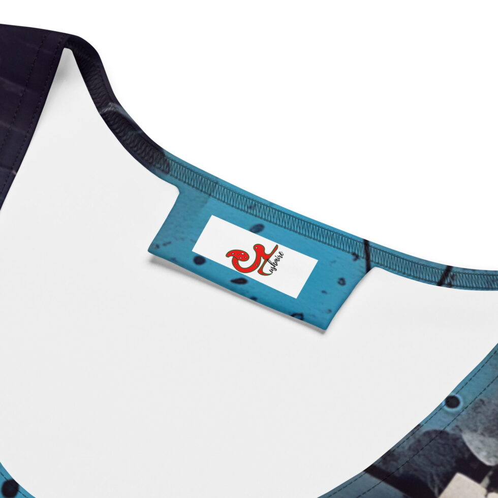 Īsais sieviešu tops ar apdruku “Charlie”