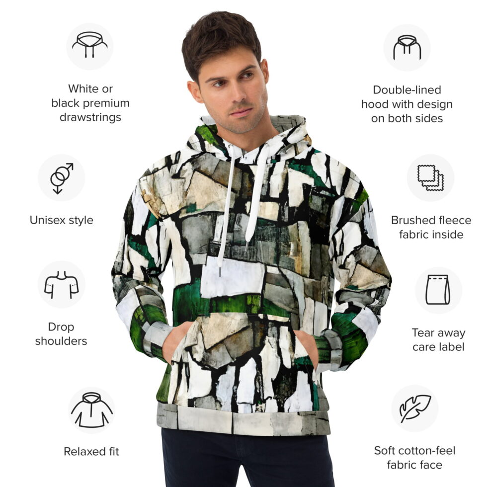 Unisex hūdijs ar apdruku “Allegro”