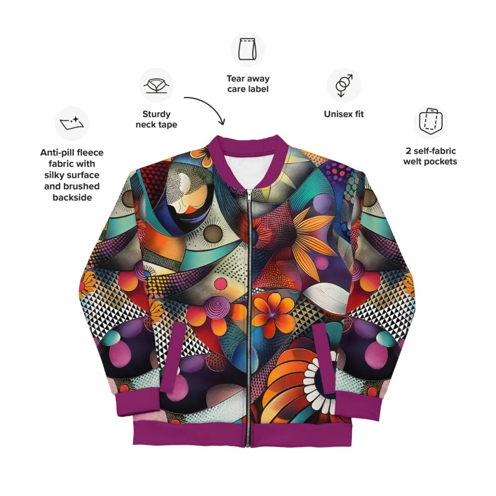 Bomberjaka ar apdruku “Marta”