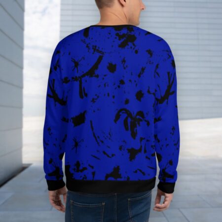 Unisex džemperis ar apdruku “Logan” zils