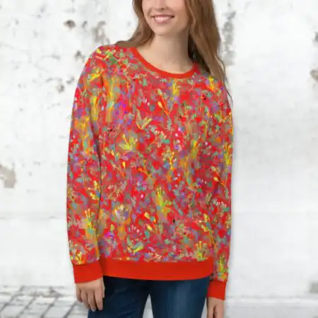 Džemperis ar krāsainu apdruku "Bella" 2XS - 6XL