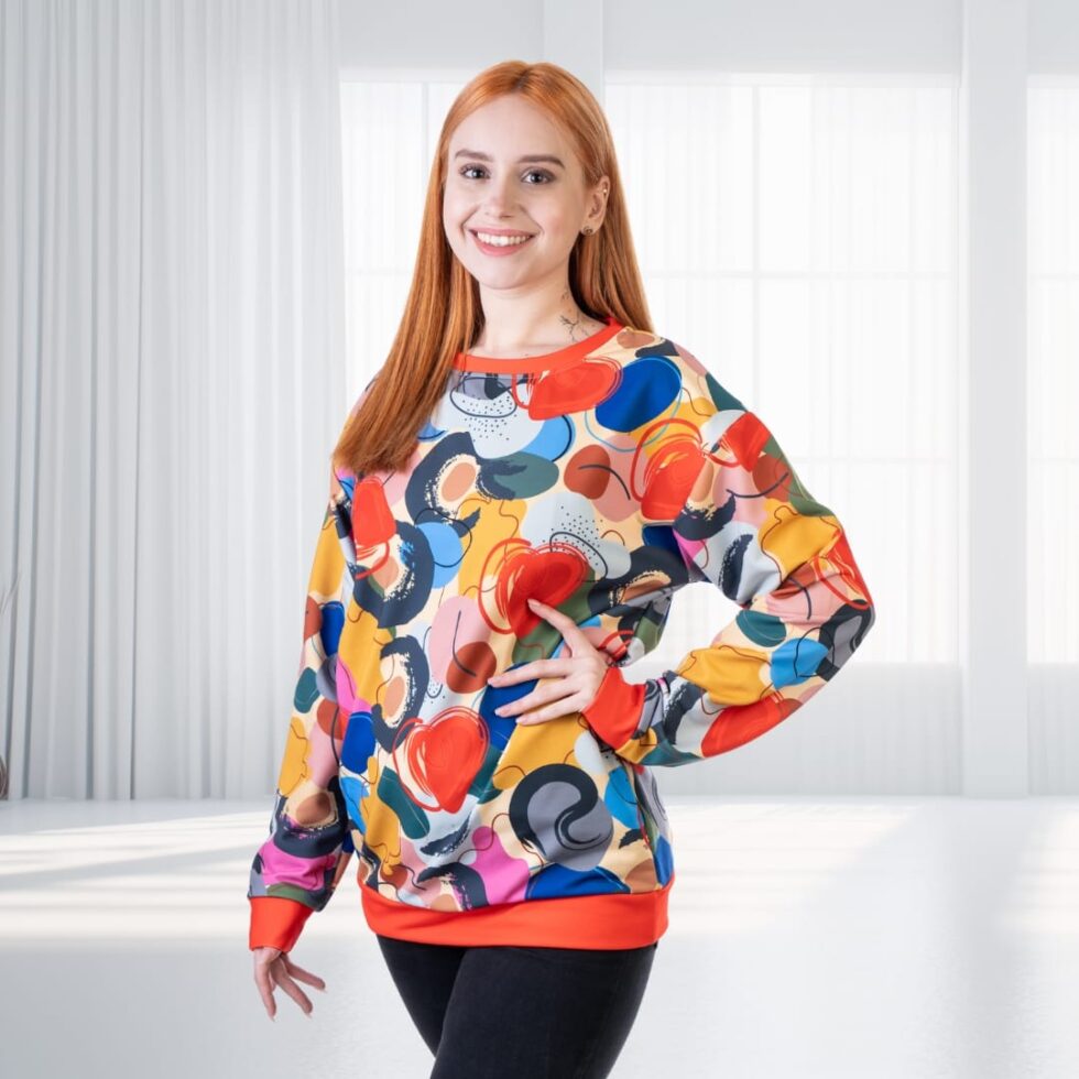 Krāsains unisex džemperis “Forte”