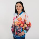 Bomberjaka ar ziedu apdruku “Lija” S
