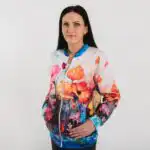 Bomberjaka ar ziedu apdruku “Lija” S