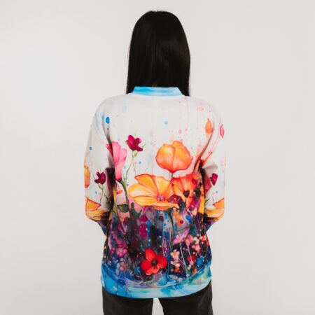 Bomberjaka ar ziedu apdruku “Lija” S